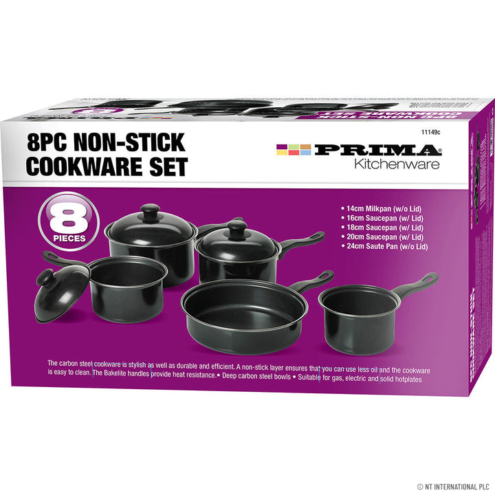 Prima 8pc Non-Stick Pan Set