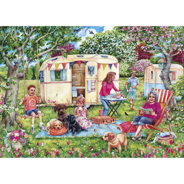 Gibson 1000 piece jigsaw Caravan Escape