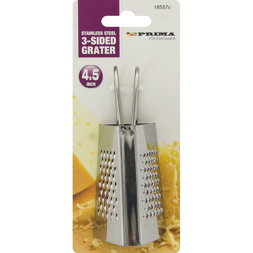 Prima 3-Sided 4.5" Mini S/S Grater