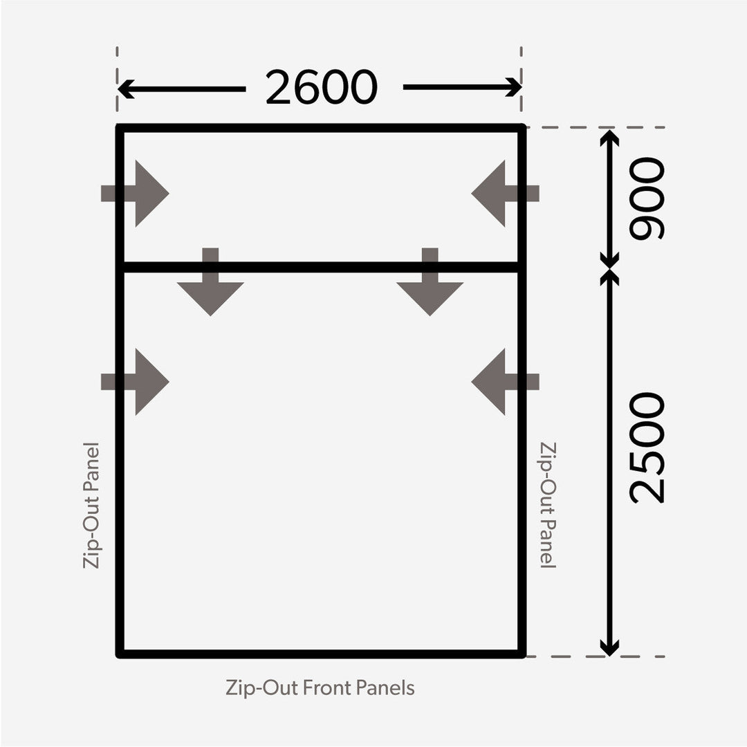 Dometic Rally AIR Pro 260 Drive-away Awning