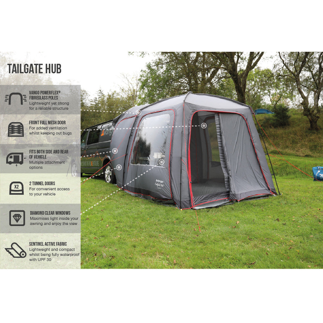 Vango Tailgate Hub Low Drive-Away Awning