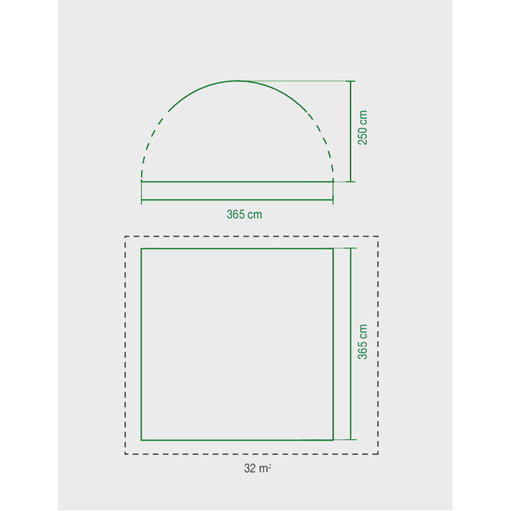 Coleman Event Shelter inflatable Air L 3.65m x 3.65m