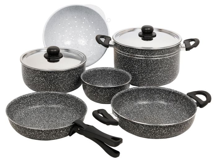 Beaver Stone Rock 24 6pc Piece Pan Set