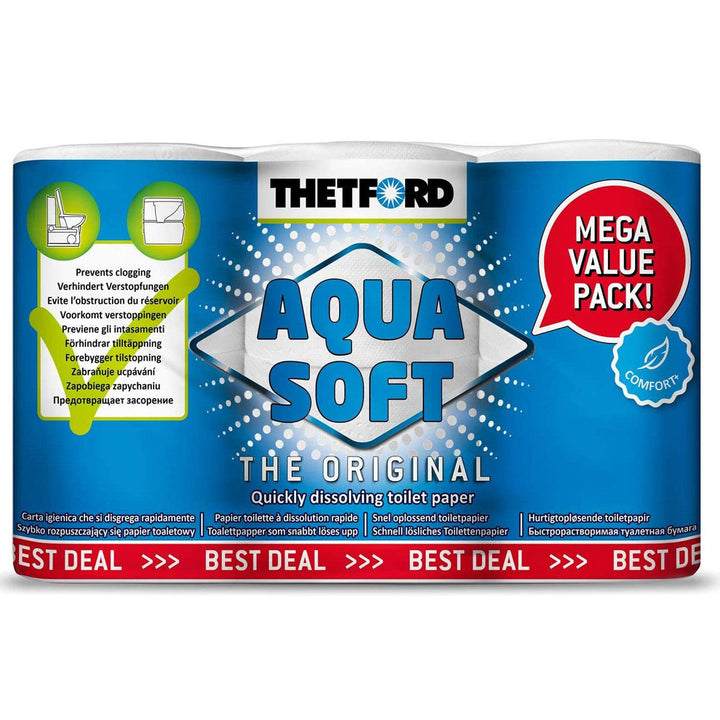 Thetford Aqua Soft Toilet Roll 6pk