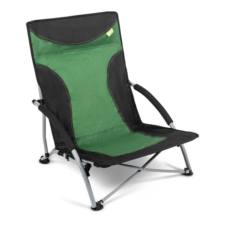 Kampa Sandy High Back Low Beach Chair - Fern