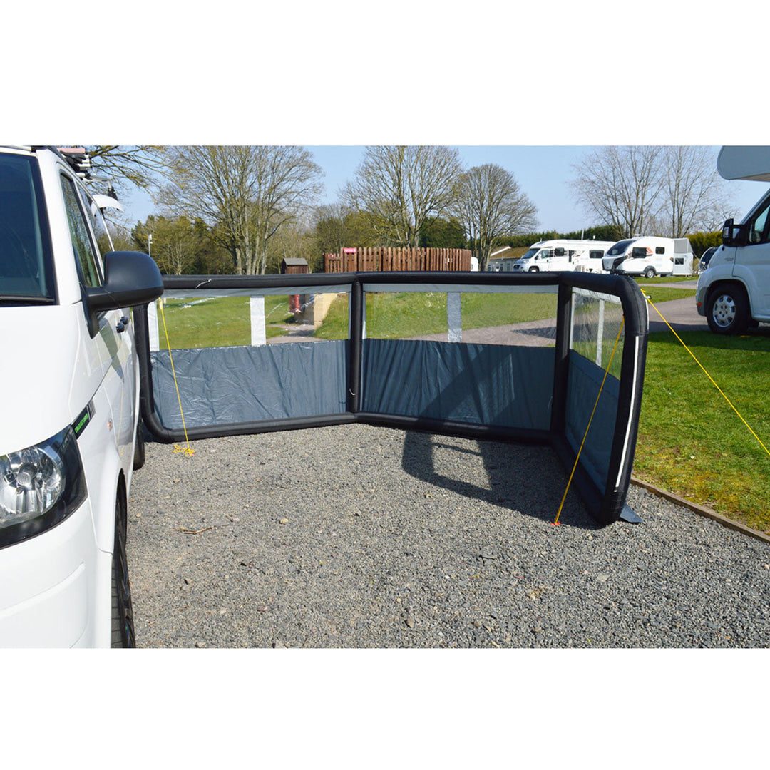 Maypole 3 Panel Inflatable Windbreak (Single Point Inflation)