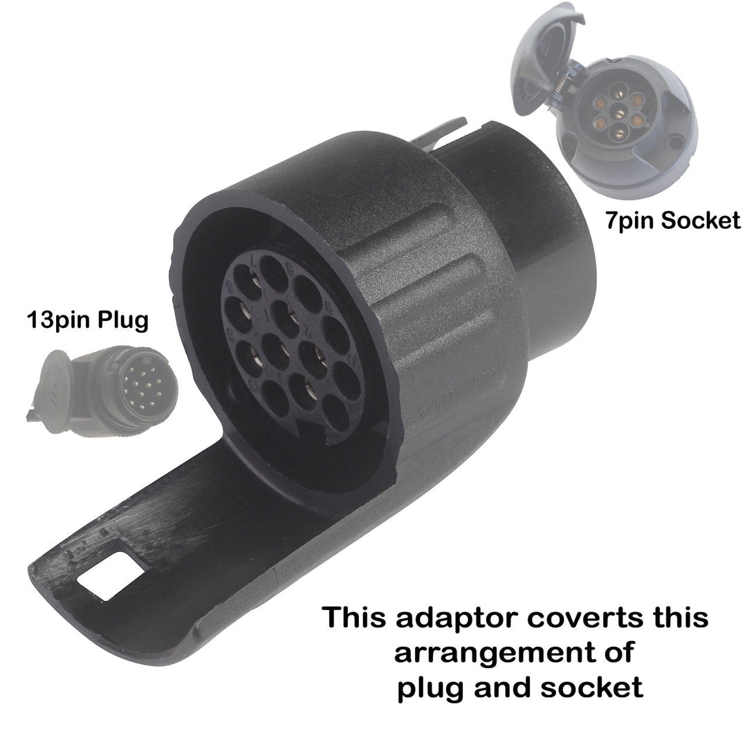 7pin socket to 13pin plug Adaptor