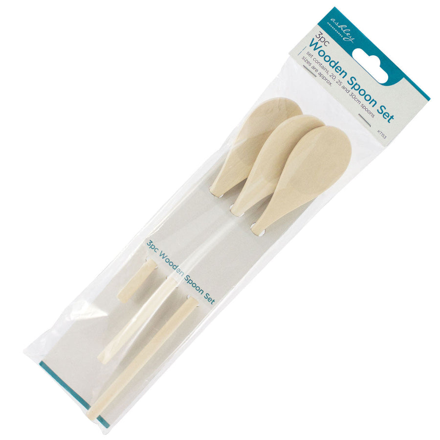 Ashley 3pc Wooden Spoon Set