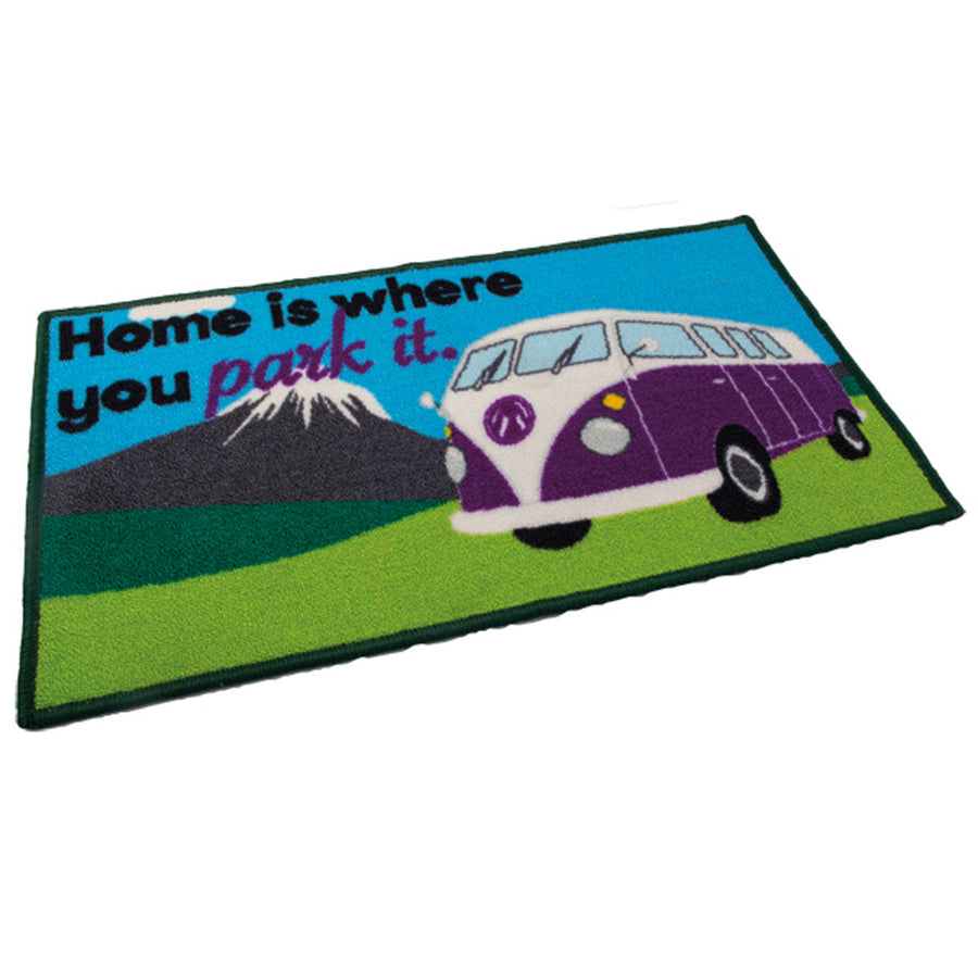 home is where you park it (camper van) mat