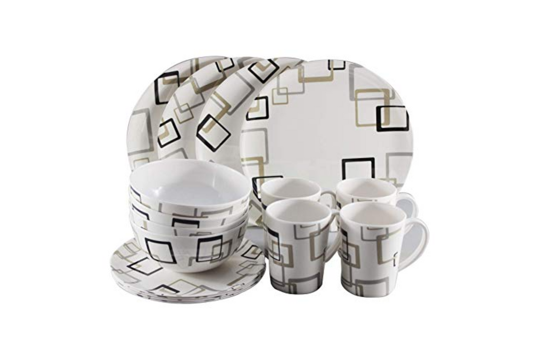 Camptech Sovereign Melamine Dinner Set – 16pcs