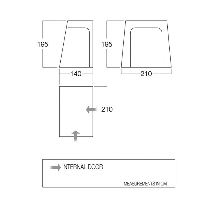 Vango BR001 - Drive Away Awning Bedroom