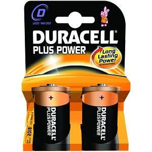 Duracell 'D' Battery x2