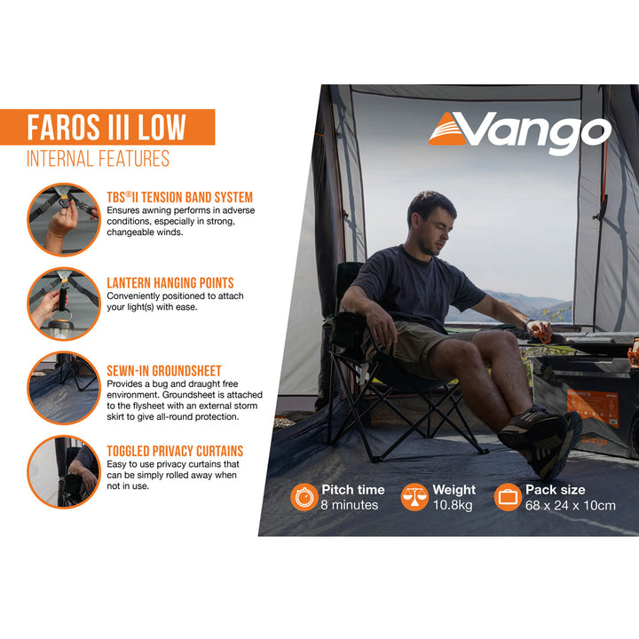 Vango Faros III Low Drive-Away Awning