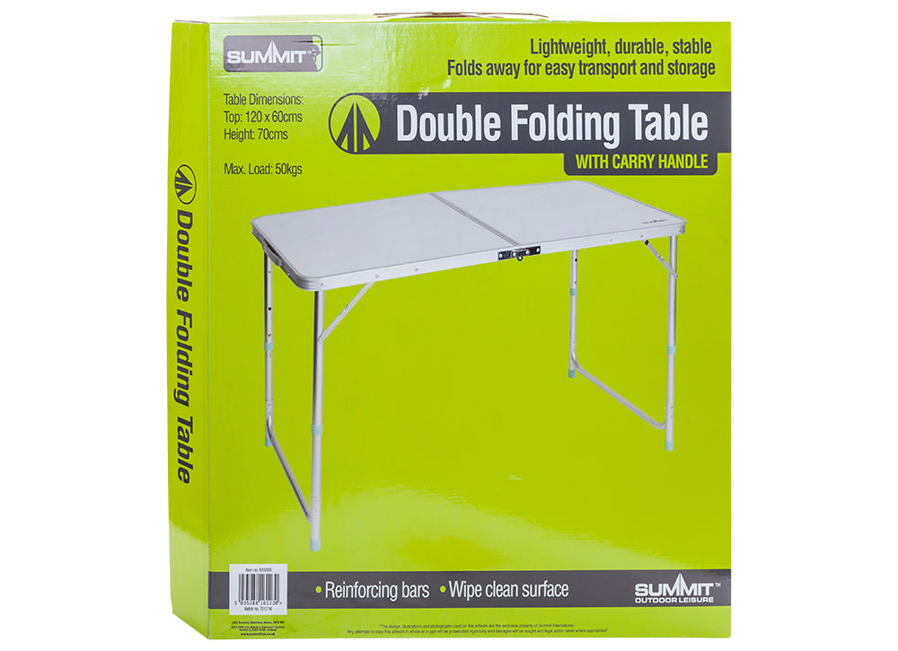 Summit Double Folding Table