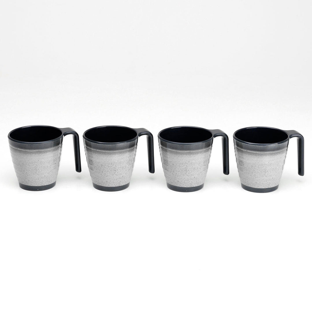 Flamefield Granite Grey Mug Set x 4