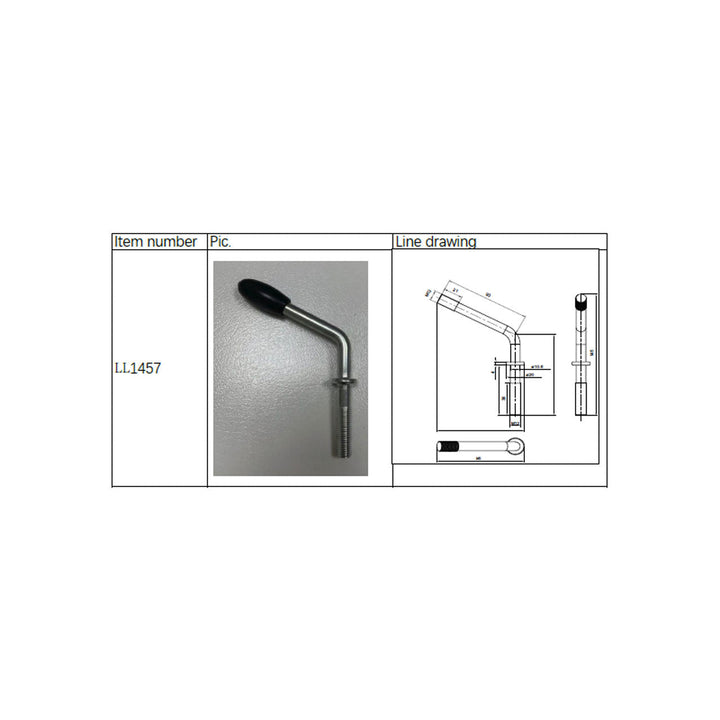 Liberty Leisure Replacement Jockey Wheel Clamp Handle