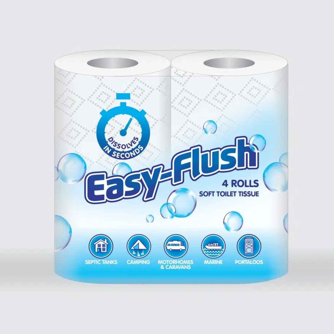 Easy Flush Toilet Rolls x 4