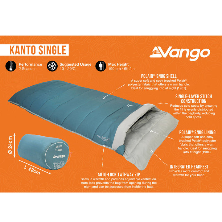 Vango Kanto Single Sleeping Bag