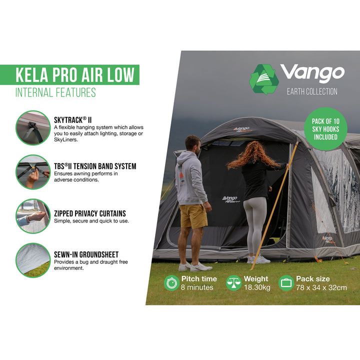 Vango Kela Eco Pro Air Low Drive-Away Awning