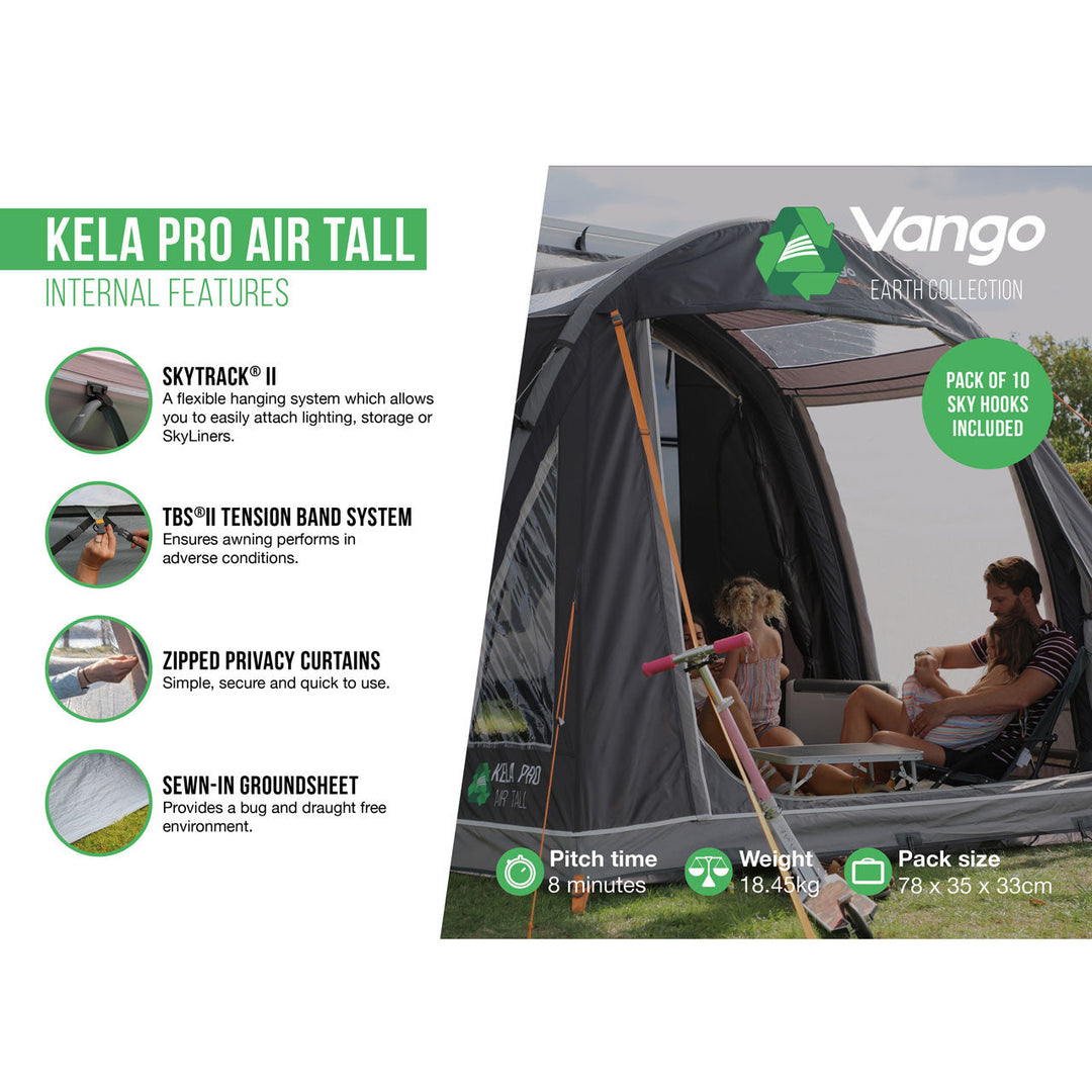 Vango Kela Eco Pro Air Tall Drive-Away Awning