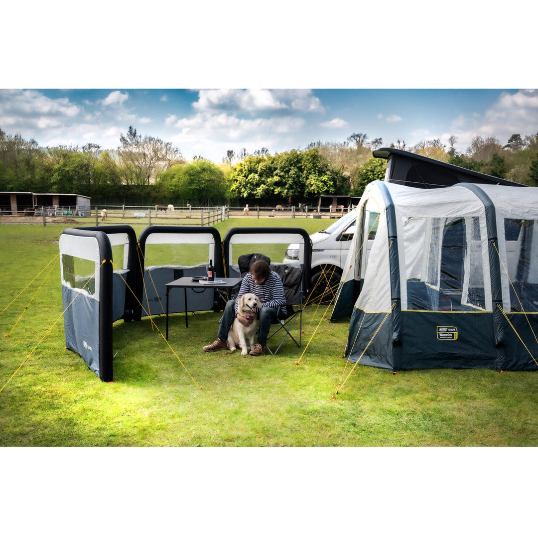 Maypole Modular 3 Panel Inflatable Windbreak