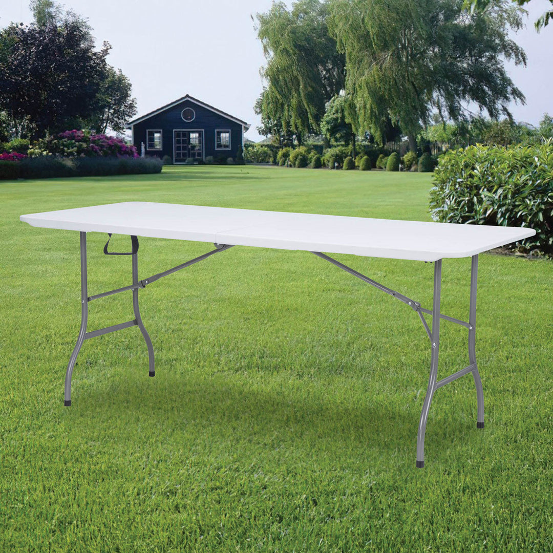 Streetwize Blow Moulded Folding Table 6ft - 180 x 72 x 74cm