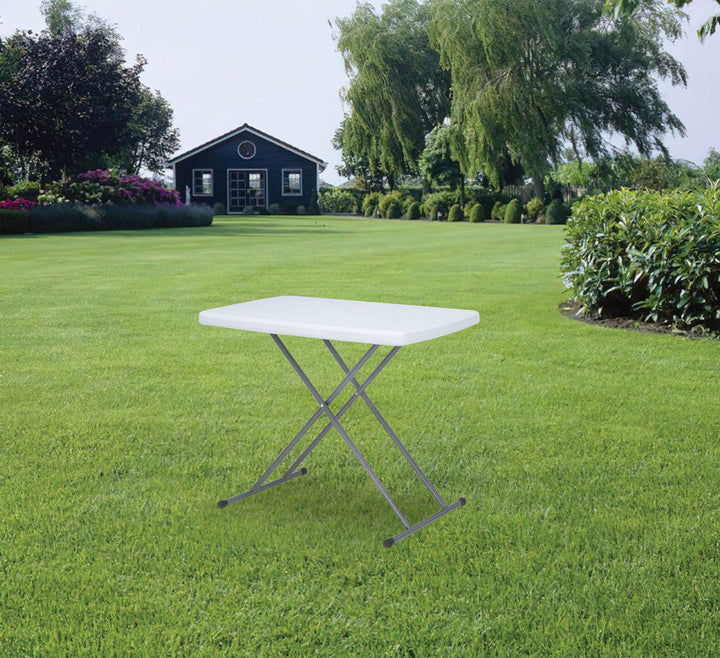 Streetwize Blow Moulded Adjustable Height Table - 75 x 50cm