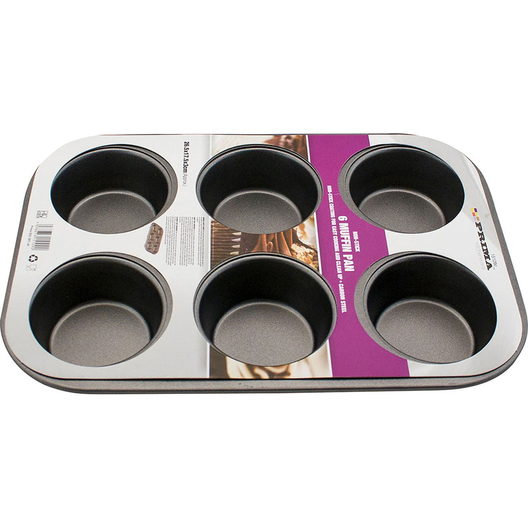 Prima 6 Cup Non Stick Muffin Tray