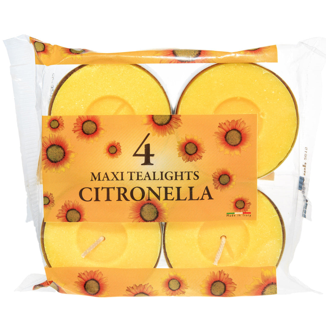 Prices 4x Maxi Citronella Tealights