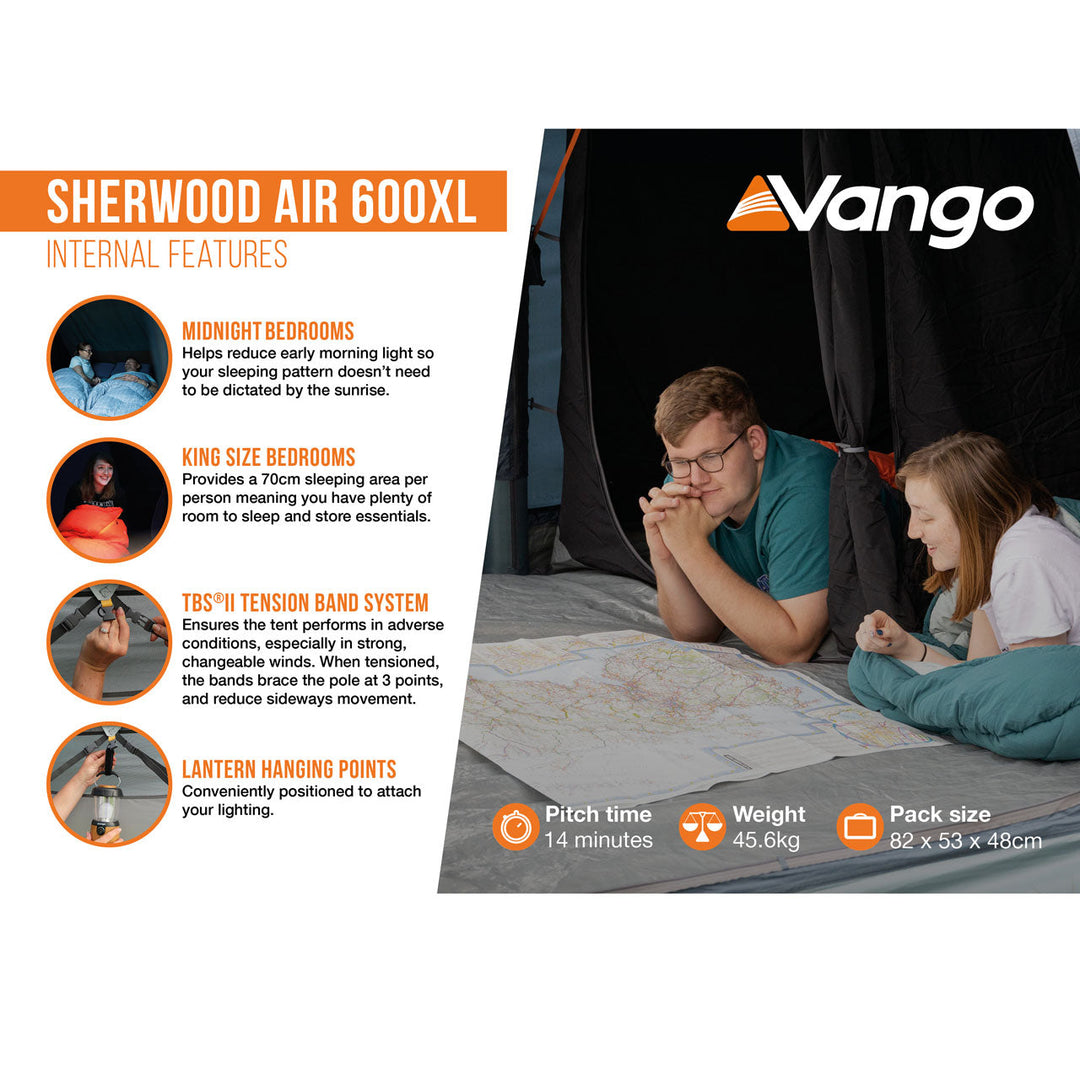 Vango Sherwood Air 600XL Tent Package