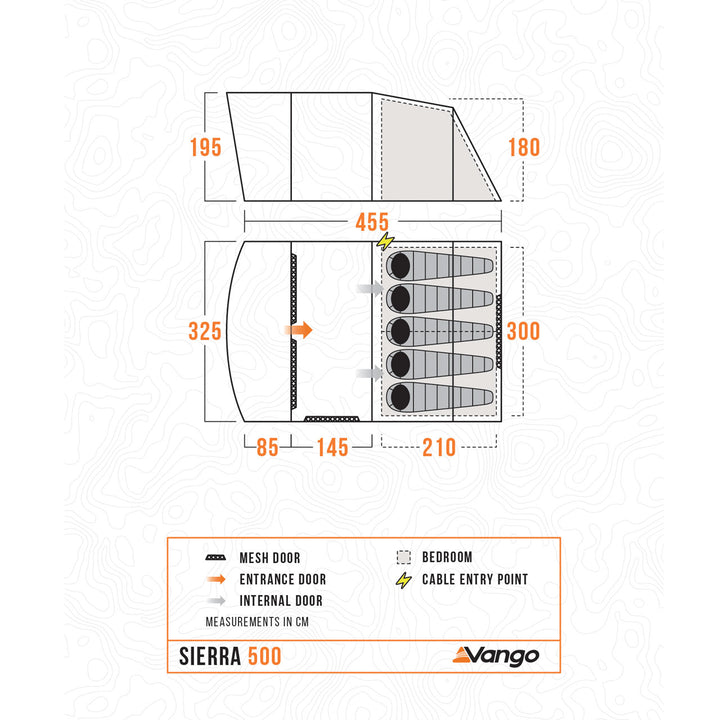 Vango Sierra 500 Poled Tent