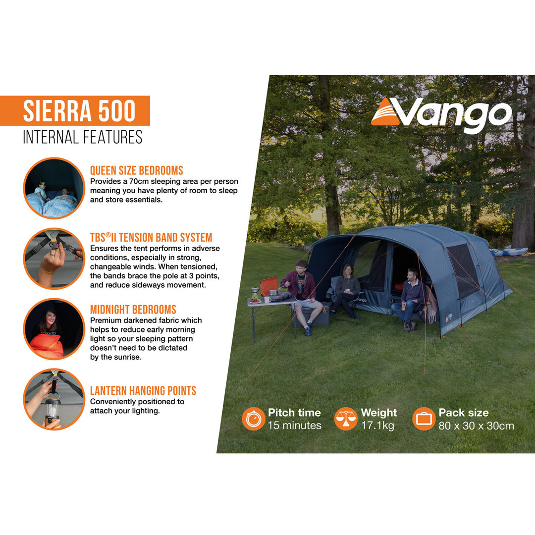 Vango Sierra 500 Poled Tent