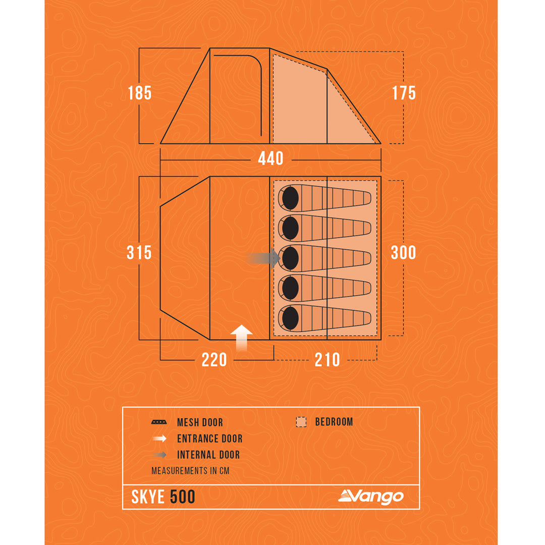 Vango Skye 500 Poled Tent