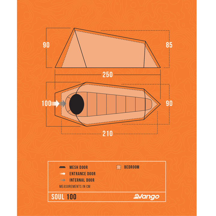 Vango Soul 100 Poled Tent