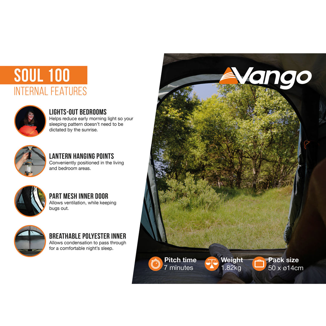 Vango Soul 100 Poled Tent