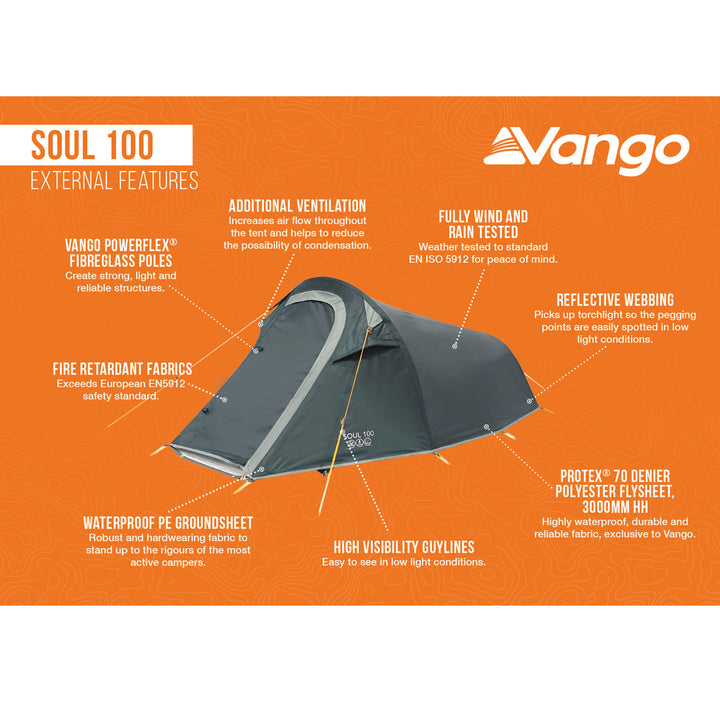 Vango Soul 100 Poled Tent