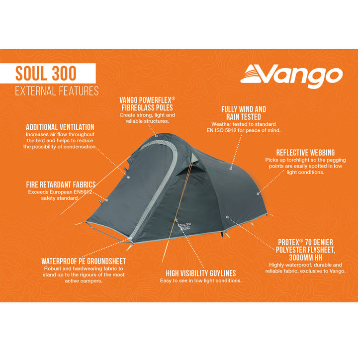 Vango Soul 300 Poled Tent