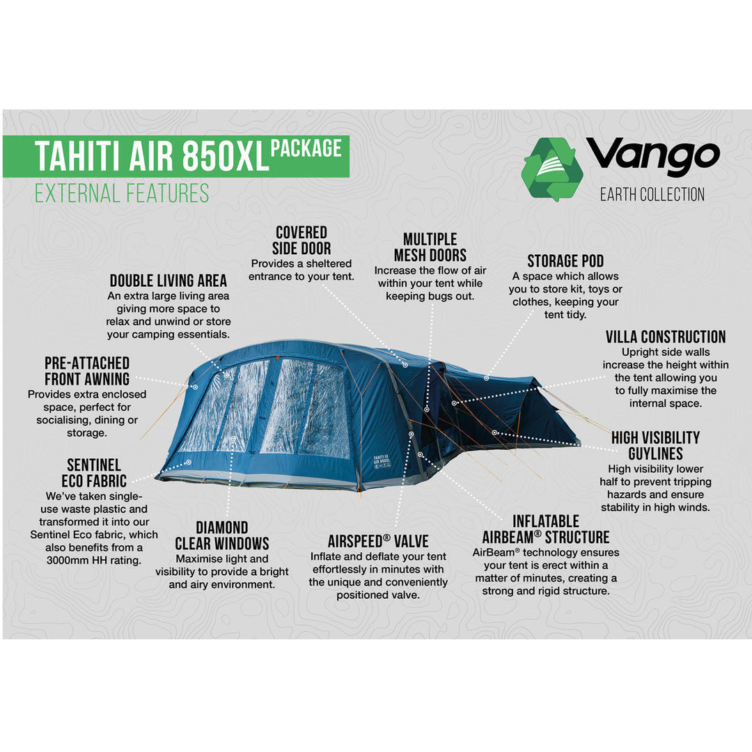 Vango Tahiti 850XL Air Tent