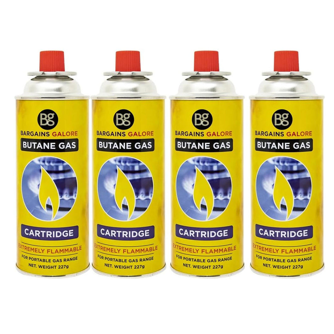 Butane 227g Gas Cartridge (4 Pack)