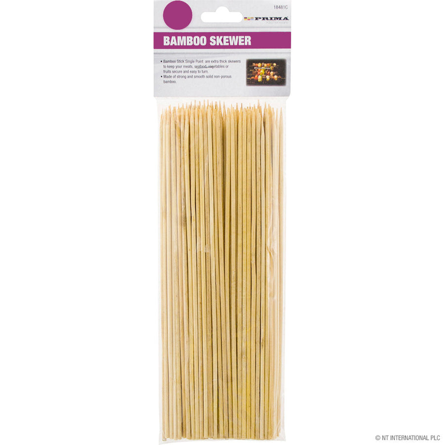 Pack 200pc 20cm Bamboo Skewers