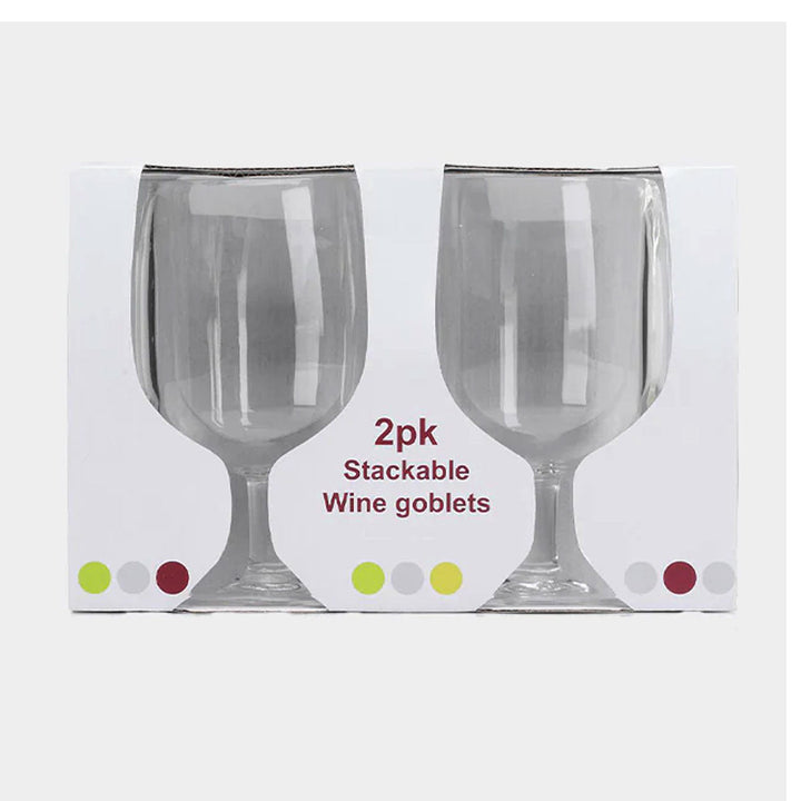 Flamefield Stackable Wine Goblets x 2