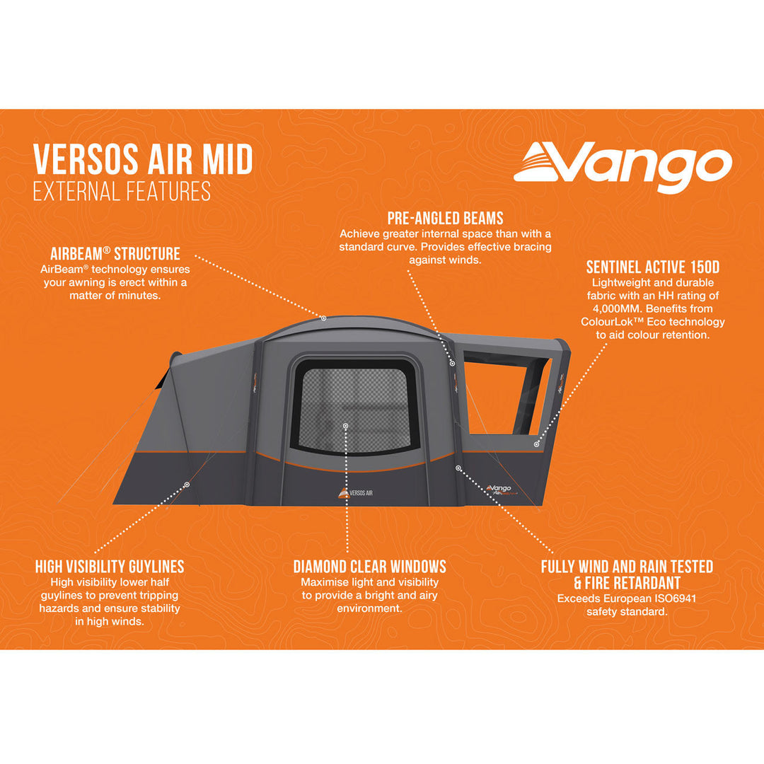 Vango Versos Air Mid Drive-Away Awning