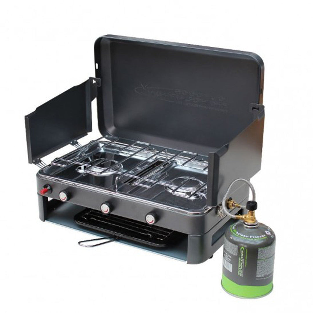 Outdoor Revolution Twin Burner Gas Stove & Grill