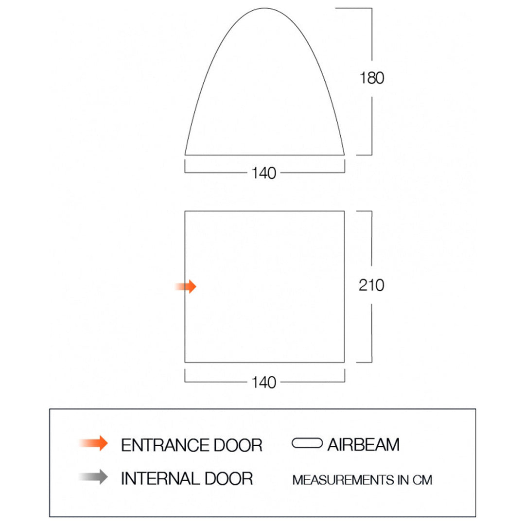 Vango Free-Standing Bedroom Inner