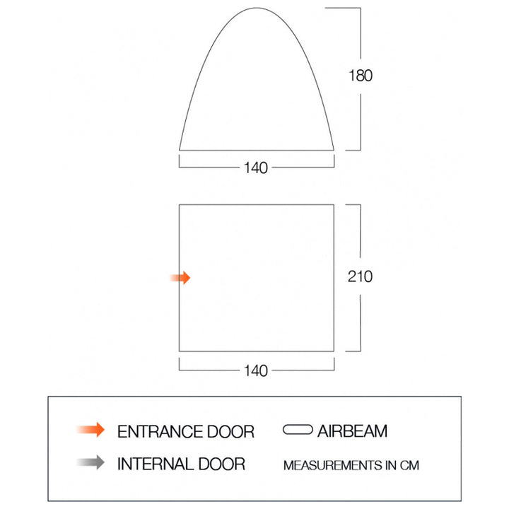 Vango Free-Standing Bedroom Inner