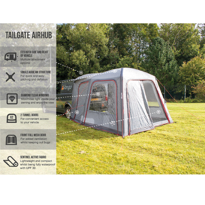 Vango Tailgate AirHub Low Drive-Away Awning 