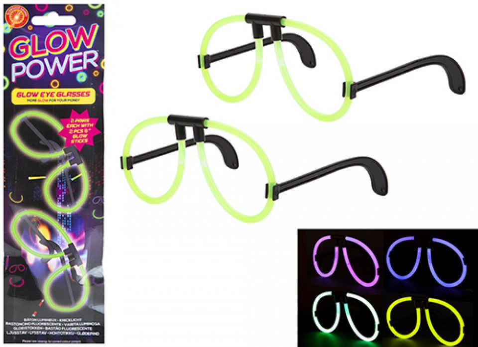 Glow Eye Glasses - 2 Pack