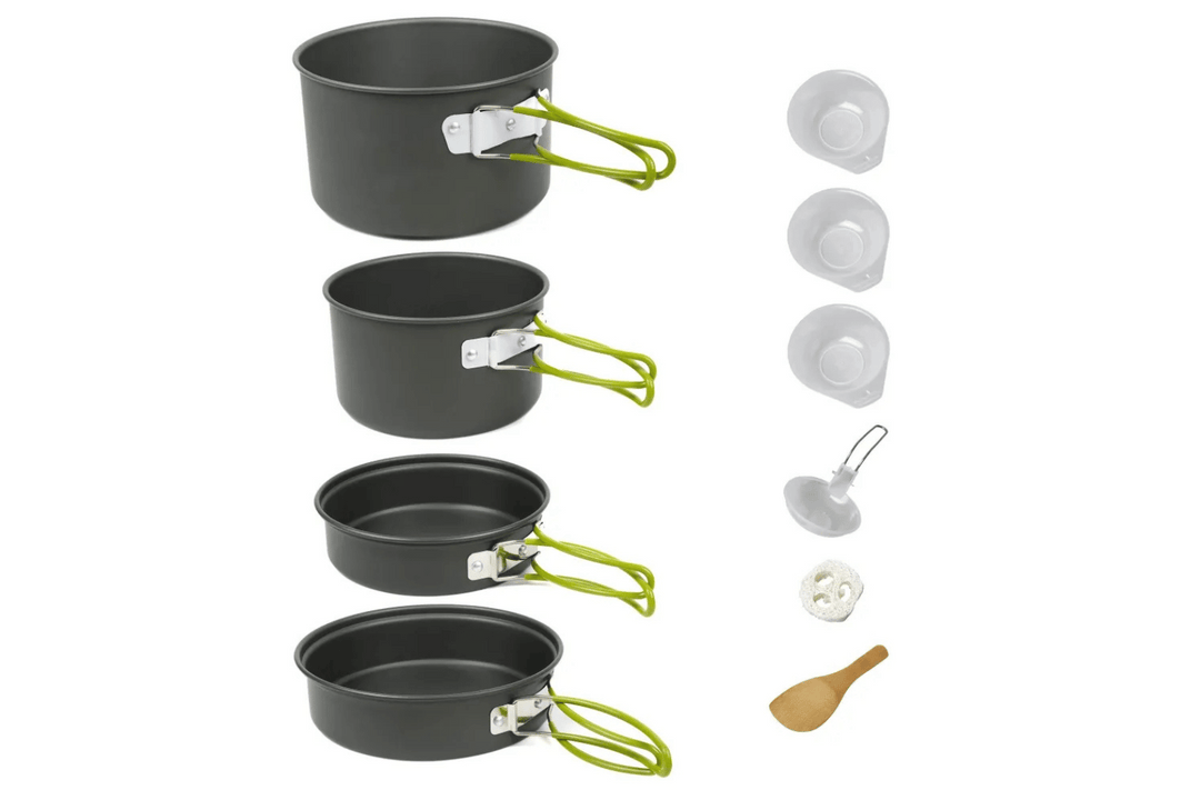 Streetwize 11 Piece Camping Cookware Set