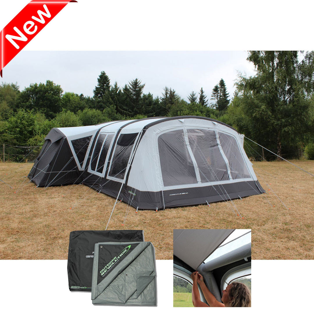 Outdoor Revolution Airedale 9.0DSE Air Tent (Including Footprint & Lounge Liner)