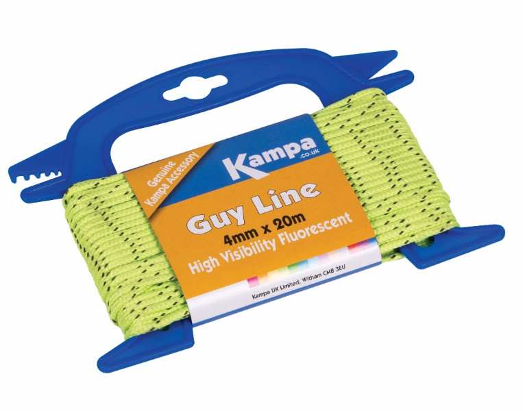 Kampa Fluorescent 4mm x 20m Guyline